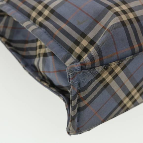 BURBERRY Nova Check Hand Bag Nylon Blue Auth hs1653 - Picture 16 of 16